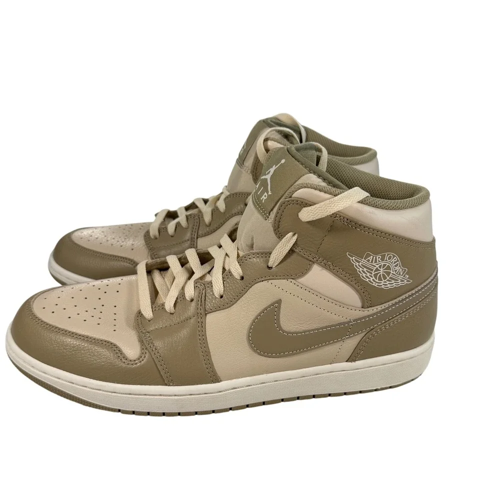 Nike Air Jordan 1 Mid Legend Light Brown Tan HF4830-203 Mens 13 Basketball Shoes